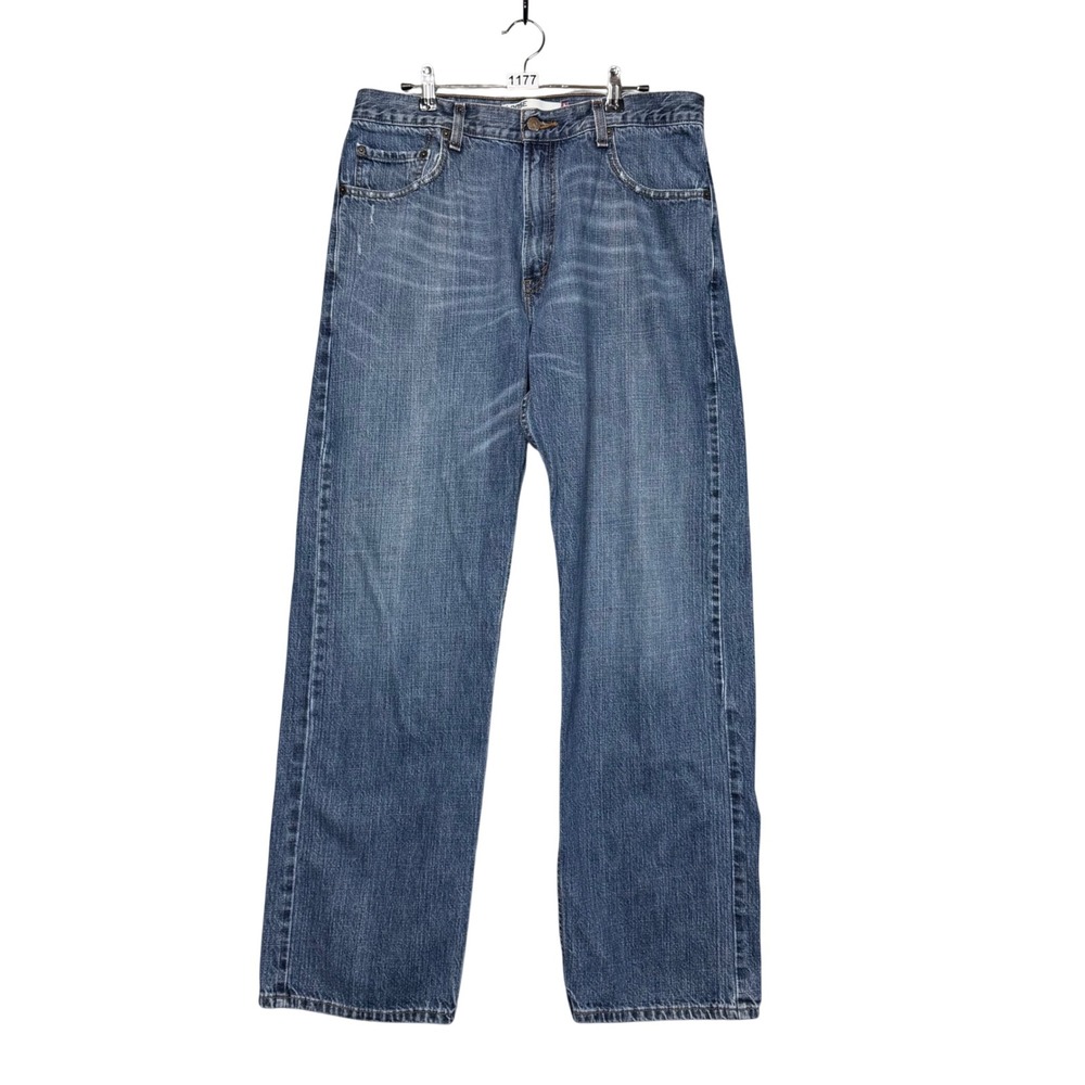 Levi's 569 Loose Straight Jeans Men 34x32.5* Blue Medium Wash Denim Western